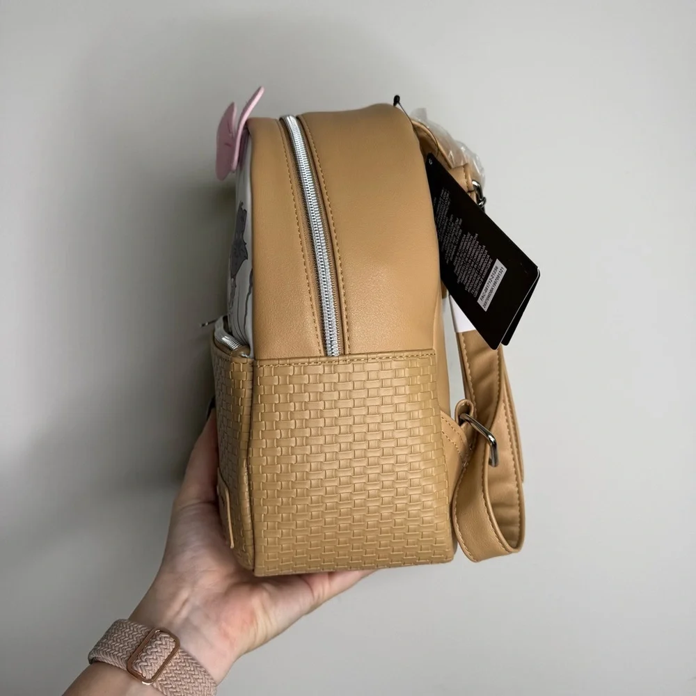 NWT Loungefly Disney The Aristocats Kittens Basket Mini Backpack - Picture 6 of 8